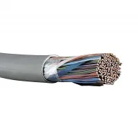 Кабель связи витая пара F/UTP кат. 5e 25х2х24AWG solid PVC (500м) сер. (м) ITK