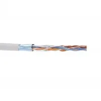 Кабель связи витая пара F/UTP экранир. (24AWG) кат.5е 4х2х0.52 ож PVC (305м) сер. (м) ITK LC1-C5E04-311