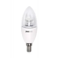 Лампа светодиодная диммируемая PLED-DIM C37 7Вт свеча 4000К белый E14 540лм 230В JazzWay