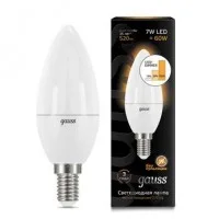 Лампа светодиодная LED Candle 7Вт E14 2700К step dimmable (диммир.) Gauss