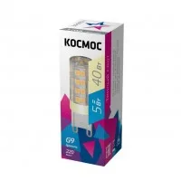 Лампа светодиодная LED 5Вт 220В G9 3000К КОСМОС