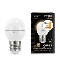 Лампа светодиодная LED Globe 7Вт E27 2700К step dimmable (диммир.) Gauss