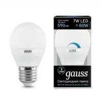 Лампа светодиодная Led Globe-dim E27 7Вт 4100К диммируемая Gauss