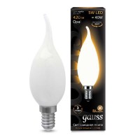 Лампа светодиодная Filament Свеча на ветру E14 5Вт OPAL GAUSS