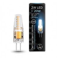 Лампа светодиодная G4 2Вт капсульная 4100К белый G4 200лм 12В GAUSS