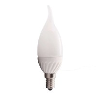 Лампа светодиодная HLB 05-37-W-02 5Вт свеча 2700К тепл. бел. E14 350лм 165-265В Новый Свет