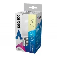 Лампа светодиодная LED GL45 7Вт 220В E14 3000К Космос