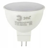 Лампа светодиодная LED smd MR16-5w-827-GU5.3_eco ЭРА
