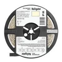 Лента светодиодная 71 700 NLS-5730WW60-30-IP65-12V R5 30Вт/м (уп.5м) Navigator
