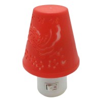 Светильник NL-193 ночник с выкл. Светильник красный 220В Camelion