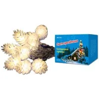 Электрогирлянда светодиодная «Шишки» ULD-S0280-020/DTA WARM WHITE IP20 PINE CONES 20LED (дл.2.8м) Uniel