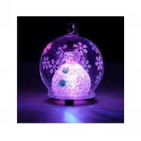 Фигура светодиодная Стекляный шар GM3985 1LED RGB 6х6х7.5см (на бат. 3ХLR44) зол. SHlights