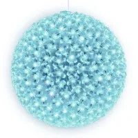 Электрогирлянда светодиодная «Шар с цветами сакуры» ULD-H2727-300/DTA WHITE IP20 SAKURA BALL с контроллером 300led d27см бел. UNIEL