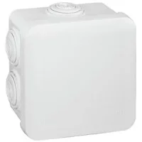 Коробка распр. 80х80х45мм бел. Plexo Leg
