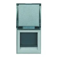 Розетка компьютерная 1-м Axolute RJ45 алюм. Leg BTC