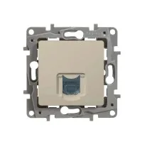 Розетка компьютерная СП Etika RJ45 CAT.6 UTP сл. кость Leg