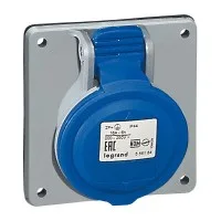 Розетка встраиваемая 32А 230В 3К+Н+З IP44 Leg