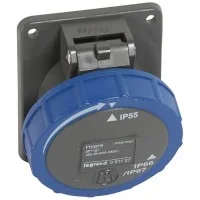Розетка встраиваемая Hypra 16А 230В 3K+3 IP67 Leg