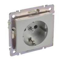 Механизм розетки СП Valena 2К+З алюм. Leg