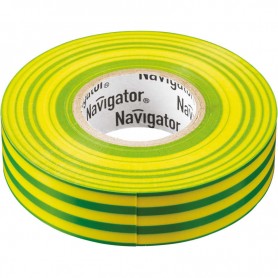 Изолента ПВХ 19мм (рул.20м) жел/зел. NIT-A19-20/YG Navigator