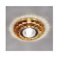 Светильник Bohemia LED 51 1 73 1х50Вт GU5.3 IP20 декор. огран. стекло со светодиод. подсветкой MR16 зол. ИТАЛМАК