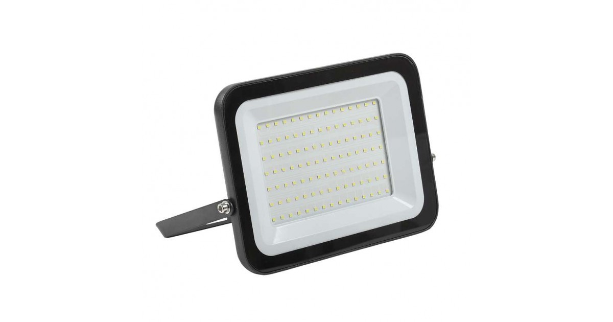 LPDO601-100-65-K02 Прожектор СДО 100 ВТ светодиодный черный IP65 6500 K ...