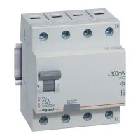 Выключатель дифференциального тока (УЗО) 4п 25А 300мА тип AC RX3 Leg