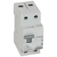 Выключатель дифференциального тока (УЗО) 2п 25А 100мА тип AC RX3 Leg