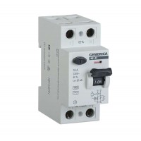 Выключатель дифференциального тока (УЗО) 2п 16А 30мА тип AC ВД1-63 GENERICA IEK MDV15-2-016-030
