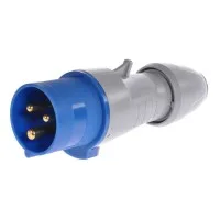 Вилка мобильная 16А 3К+Н+З 230В IP44 Leg