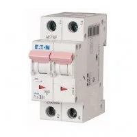 Выключатель автоматический модульный 2п C 16А 6кА PL6-C16/2 EATON