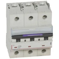 Выключатель автоматический модульный 3п C 20А 50кА DX3 Leg