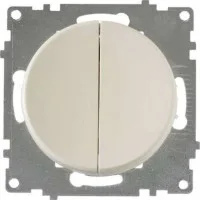 Механизм выключателя 2-кл. СП Florence 10А IP20 беж. OneKeyElectro