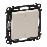 Механизм выключателя 1-кл. 2п СП Valena Life 16А IP20 250В 16АХ с лицевой панелью; винтовые зажимы сл. кость Leg