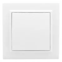 Выключатель 1-кл. СП Минск 10А IP20 бел. Basic EKF ERV10-021-10
