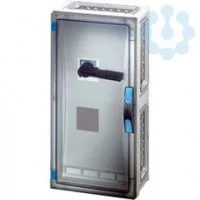Корпус пластиковый 360х270х186 ручное запирание сер. с прозр. дверью FP 5312 HENSEL