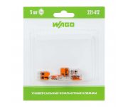 Клемма универс. компактная 2х пр. 221-412 (уп.5шт) WAGO