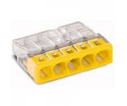 Клемма 5х(0.5-2.5мм) 5-х проводн. для распред. короб. (без п) WAGO 2273-205