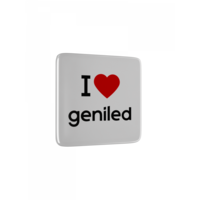 3D стикер "I love geniled"
