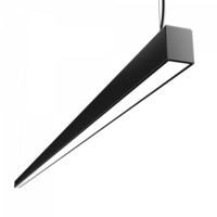 Line Advanced 2450x40x50 100Вт 5000К Опал Черный