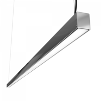 Line Advanced 2450x40x50 100Вт 3000К Опал Хром