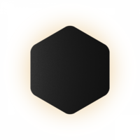Eclipse Hexagon 225х200 h70 10Вт 3000К 90Ra Черный