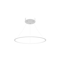 Ring Slim In-out d500 h18 w12 25Вт 6500К 90Ra Белый