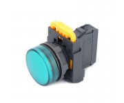 Лампа светосигнальная SB5 d22мм 230-240В AC зел. в сборе SE SB5AVM3