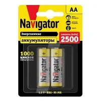 Аккумулятор AA/HR6 94 464 NHR-2500-HR6-BP2 (блист.2шт) Navigator