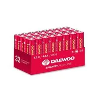 Элемент питания алкалиновый AAA/LR03 1.5В Energy Alkaline 2021 Pack-32 (уп.32шт) DAEWOO