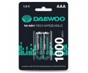 Аккумулятор AAA/HR03 1.2В 1000мА.ч Ni-MH BL-2 (уп.2шт) DAEWOO 5043176