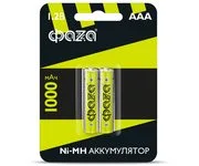 Аккумулятор AAA/HR03 Ni-MH 1.2В 1000мА.ч BL-2 (уп.2шт) ФАZА