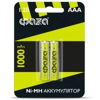 Аккумулятор AAA/HR03 Ni-MH 1.2В 1000мА.ч BL-2 (уп.2шт) ФАZА