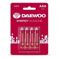 Элемент питания алкалиновый AAA/LR03 1.5В Energy Alkaline 2021 BL-8 (уп.8шт) DAEWOO